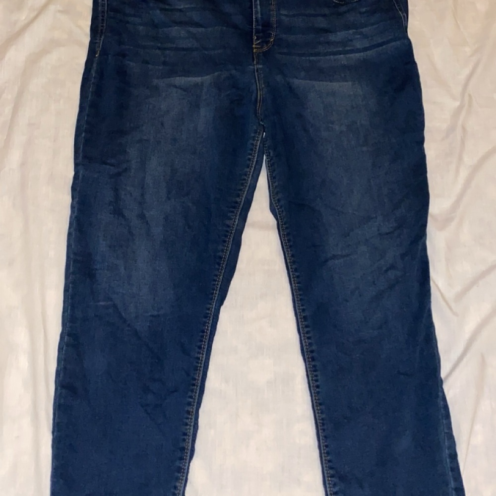 Gloria Vanderbilt Dark Blue Straight Leg Jeans